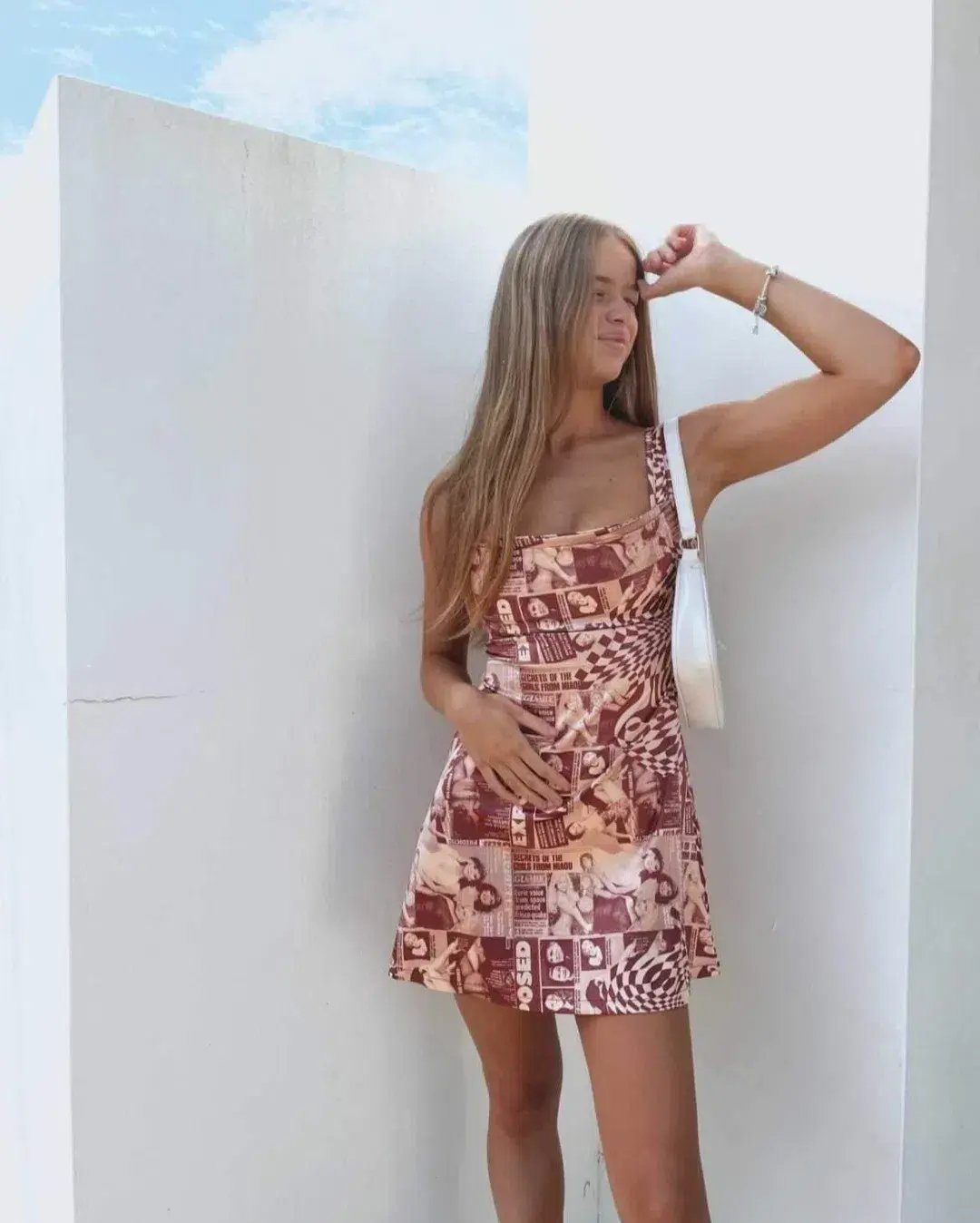 Miaou Wanted Ginger Mini Dress Print Size S/Au 8 photo 4