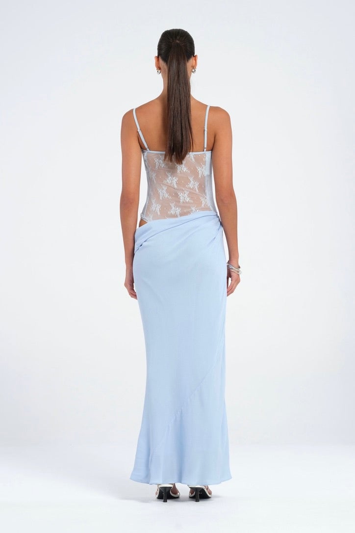 BENNI AKIO MAXI DRESS - SKY photo 3