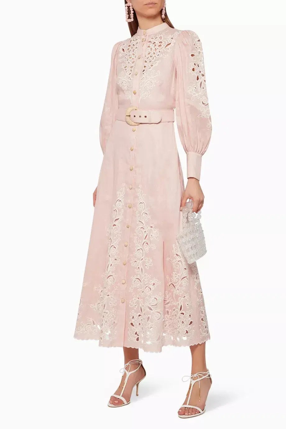 Zimmermann Freja Embroidered Dress in Blossom Size 0/Au 8 photo 2
