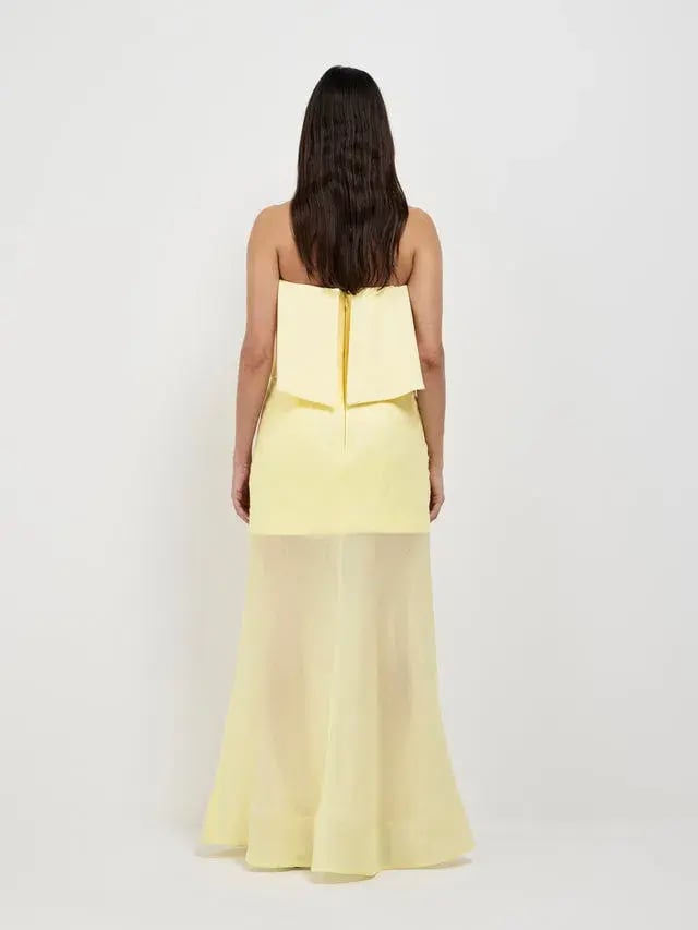 Sheike Gemini Dress Yellow Size 16 photo 2