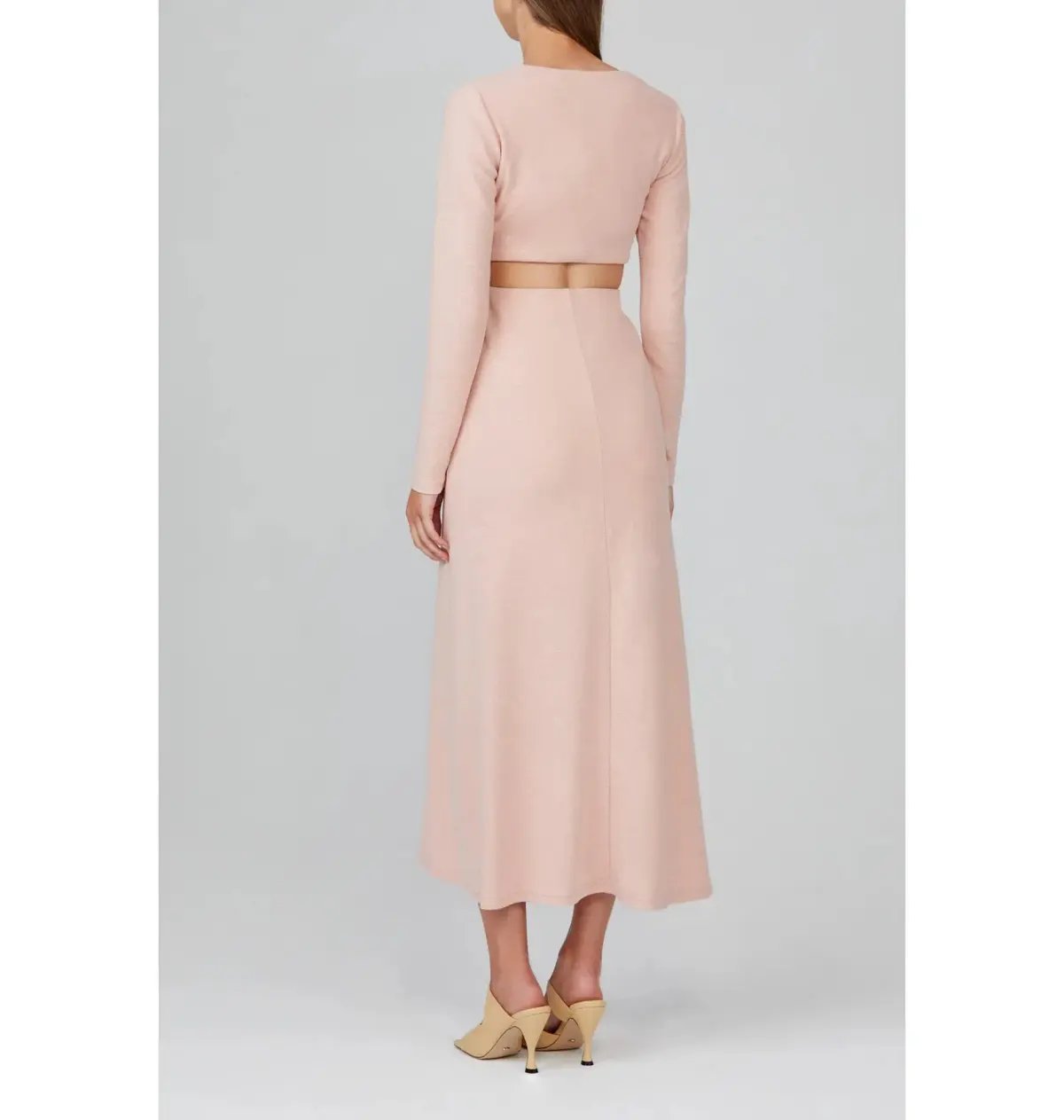 Acler Brighton Midi Dress Pink Size AU 10 photo 2