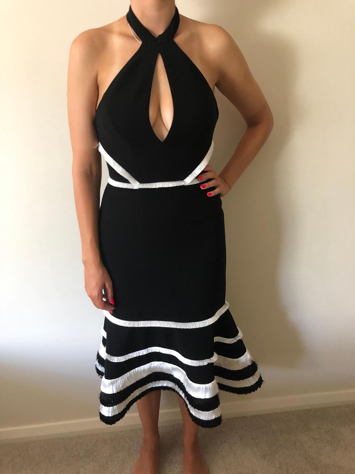 Alexis Doriann Dress Black Size 8 photo 3