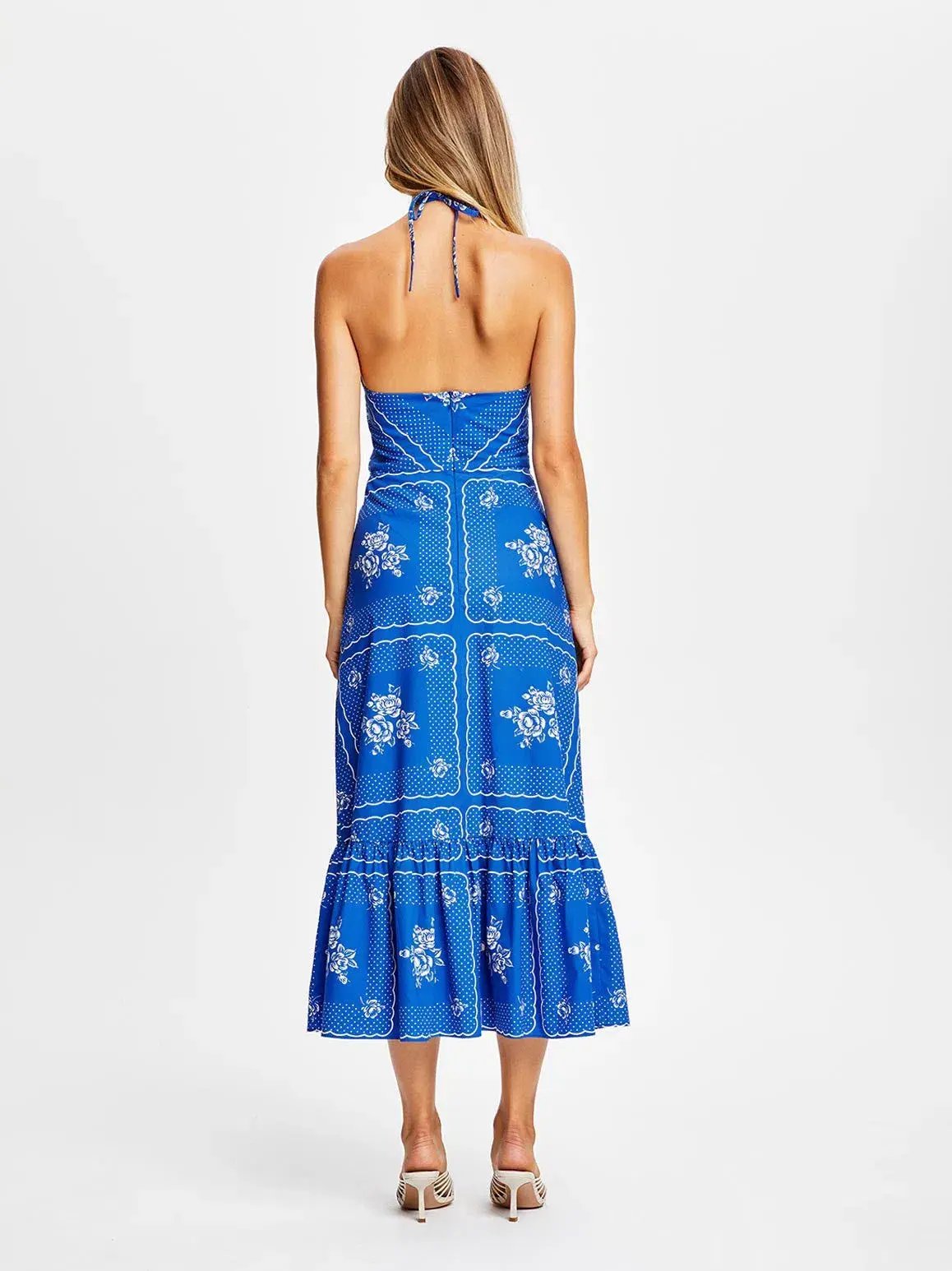 Alice McCall Midnight Sky Midi Dress Royal Blue Size 10 photo 4