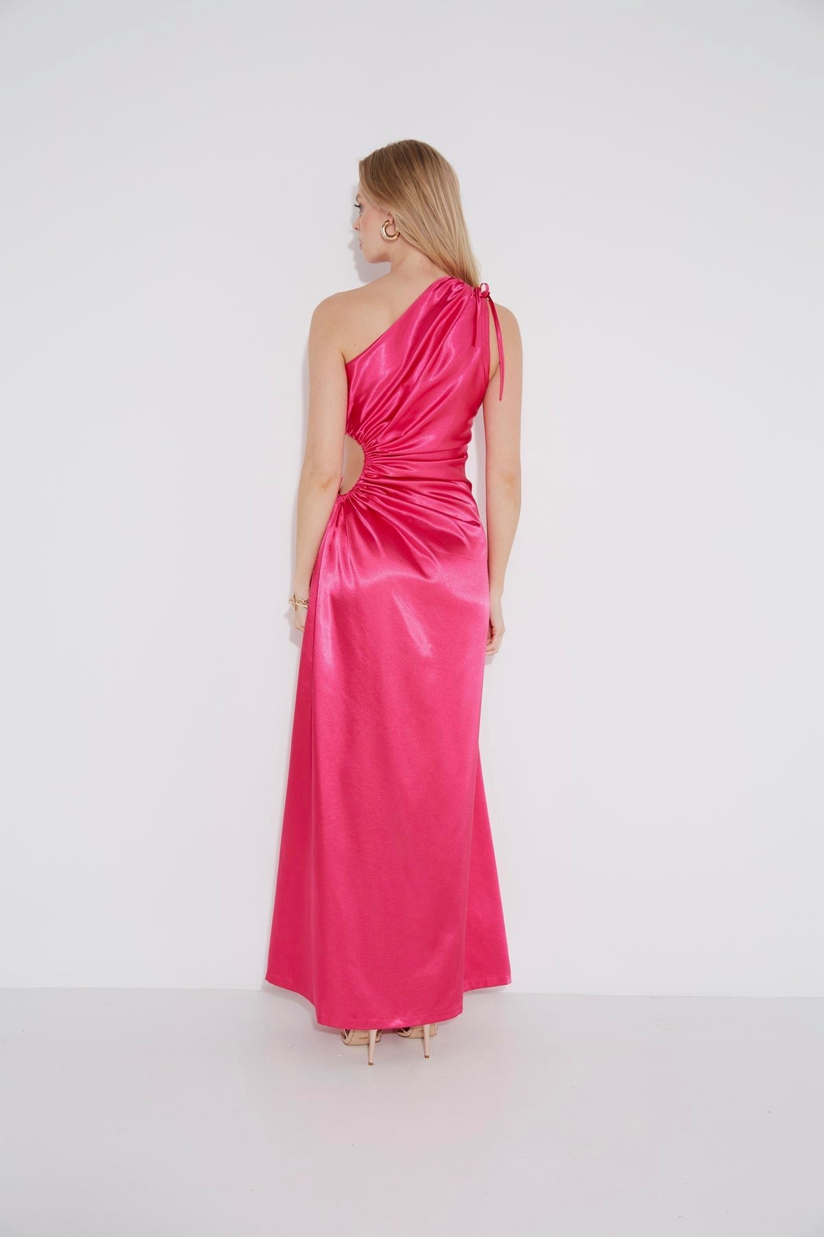 SONYA NOUR FUCHSIA MAXI DRESS - FUCHSIA PINK photo 5
