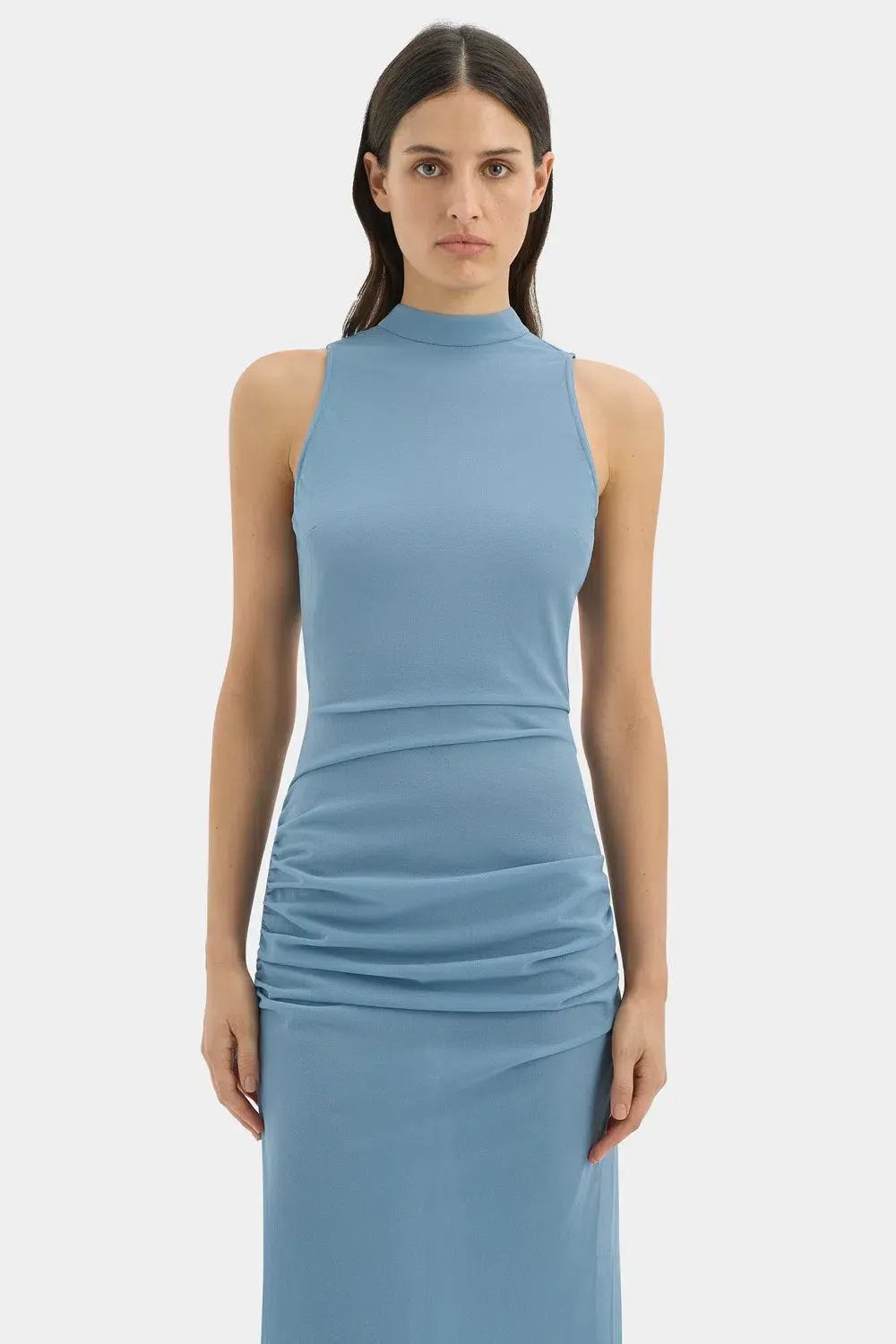 Sir the Label Ruby Open Back  Maxi Gown Aqua Size 8 photo 2