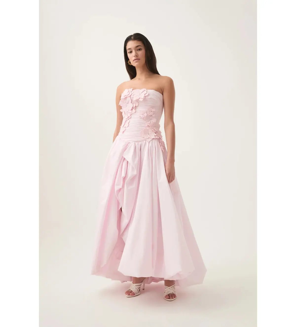 Aje Splendour Flower Gown Pastel Pink Size AU 10 photo 3