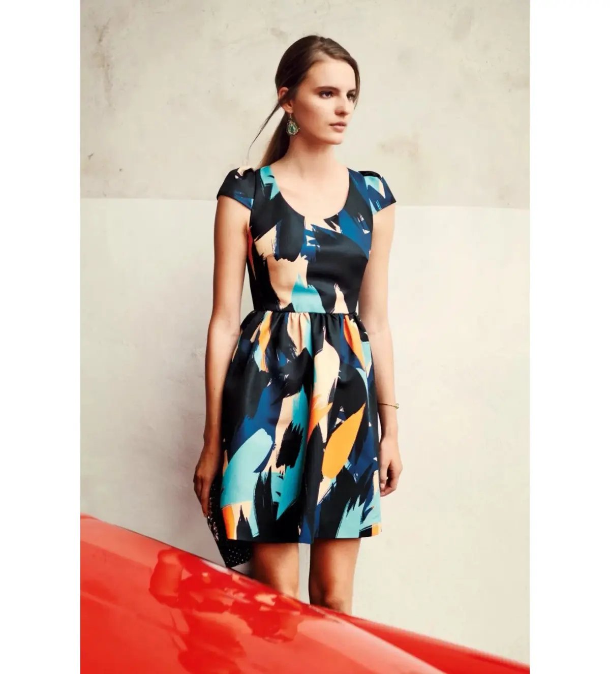 Anthropologie Pinion Mini Dress Multi Size 6 photo 2