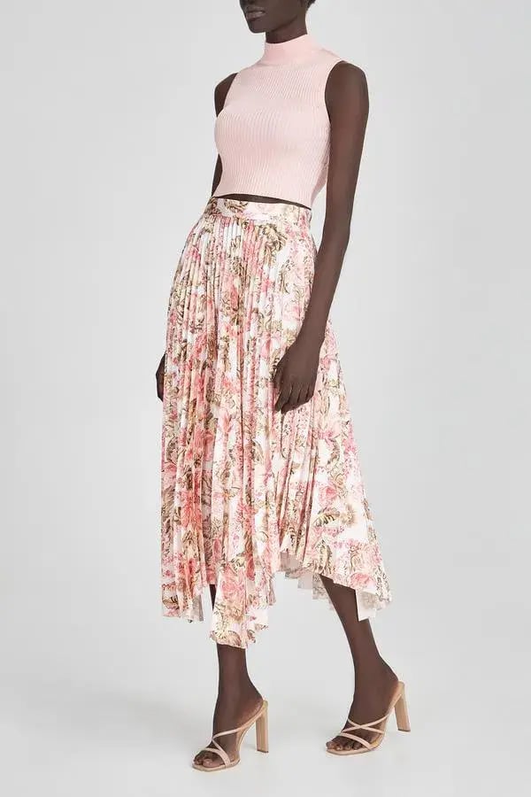 Significant Other Simoné Skirt Floral Size 10 photo 2
