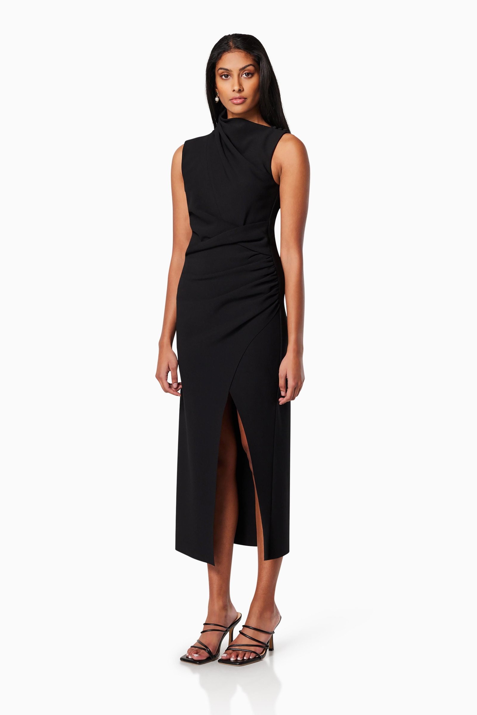 ELLIATT GENOA DRESS - BLACK photo 3