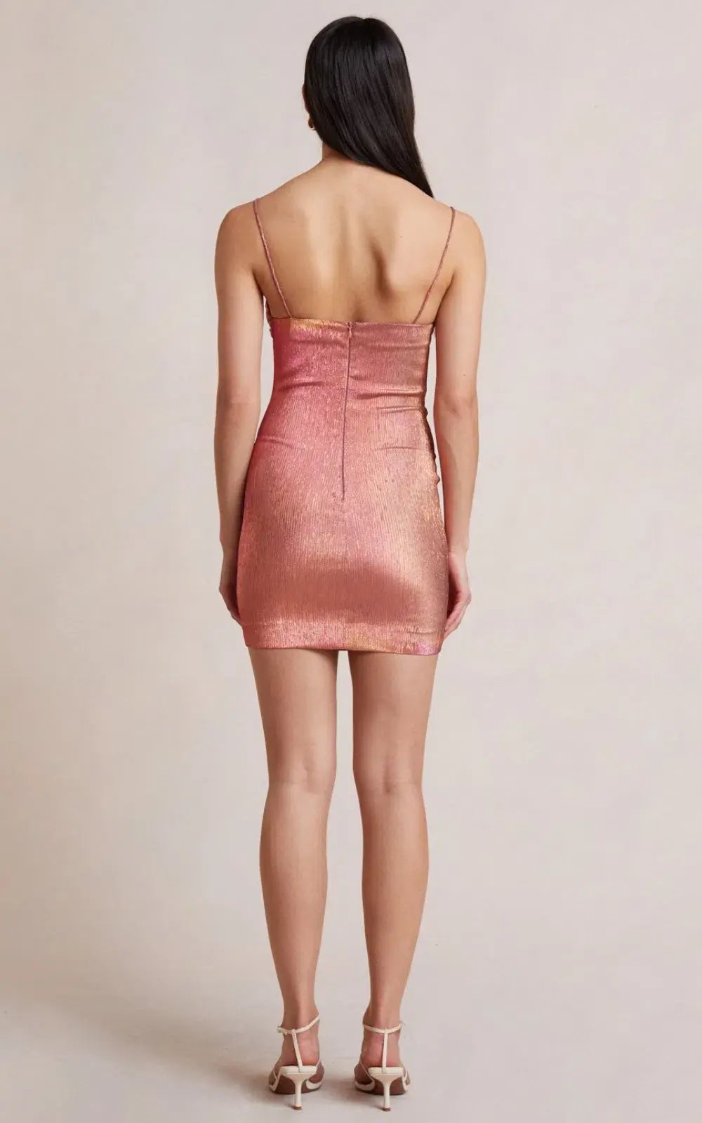Bec & Bridge Party Rock Mini Dress in Lurex Size 10 photo 4