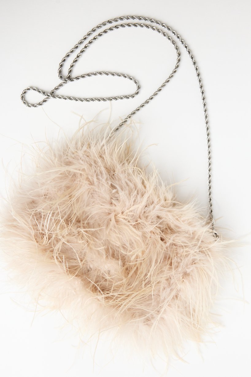 Loeffler Randall Zahara Mini Feather Pouch photo 3