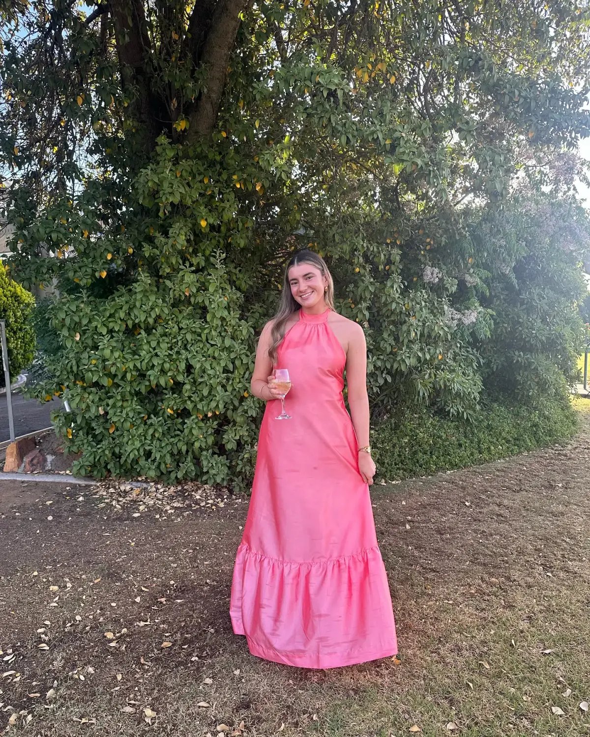 Hansen and Gretel Gateau Gown in Watermelon Size AU 8 photo 4