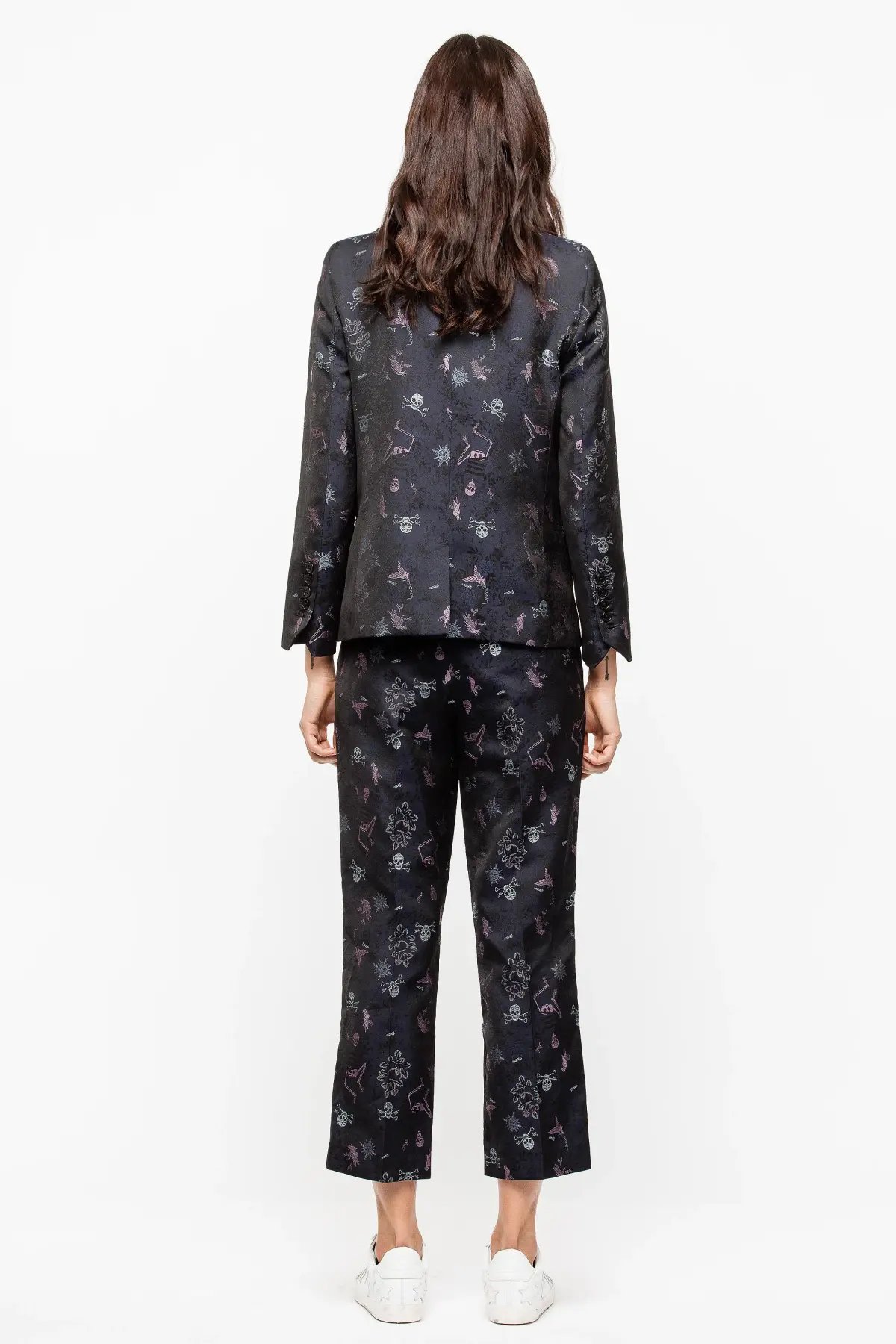 Zadig & Voltaire Blazer Victor Jac Tattoo Print Size 8 photo 2