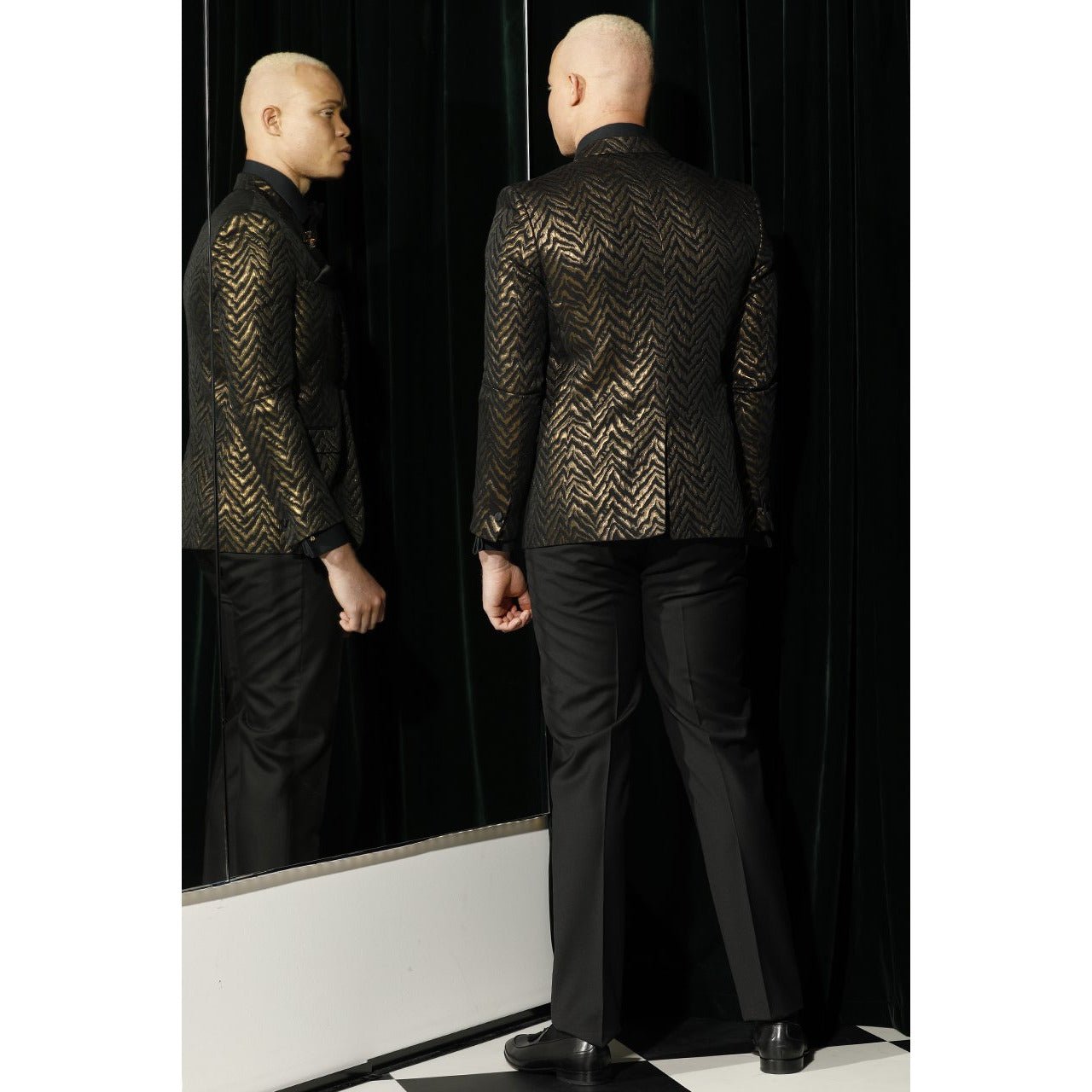 Just Cavalli Gold Zebra Dinner Jacket photo 3