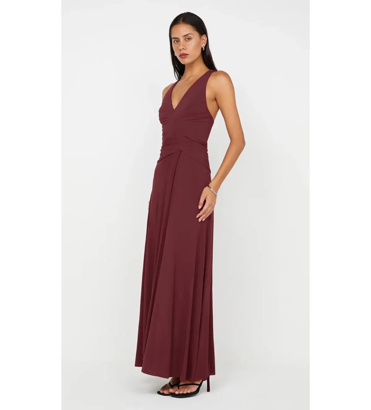 Bec and Bridge Greta Gown Cherry Cola Size 8 photo 2