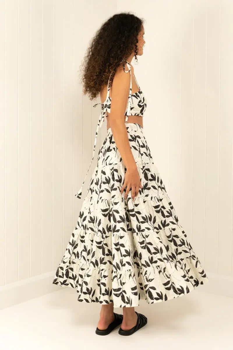 Palm Noosa Happy Hour Crop and Skirt Set Print Size 6 photo 5