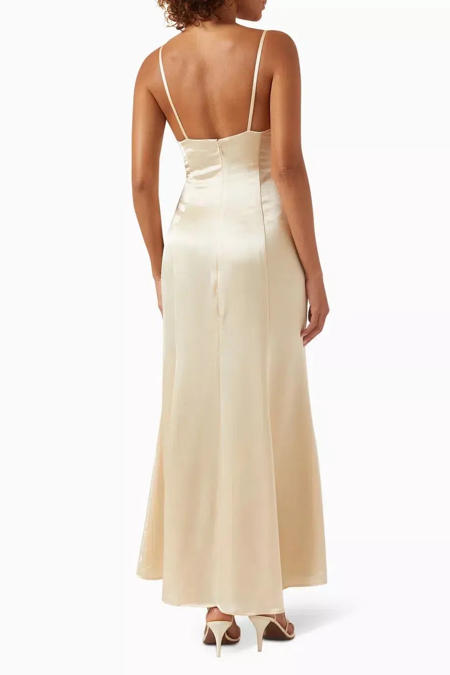 Anna Quan Catalina Cut Out Dress Buff Beige 14 photo 3
