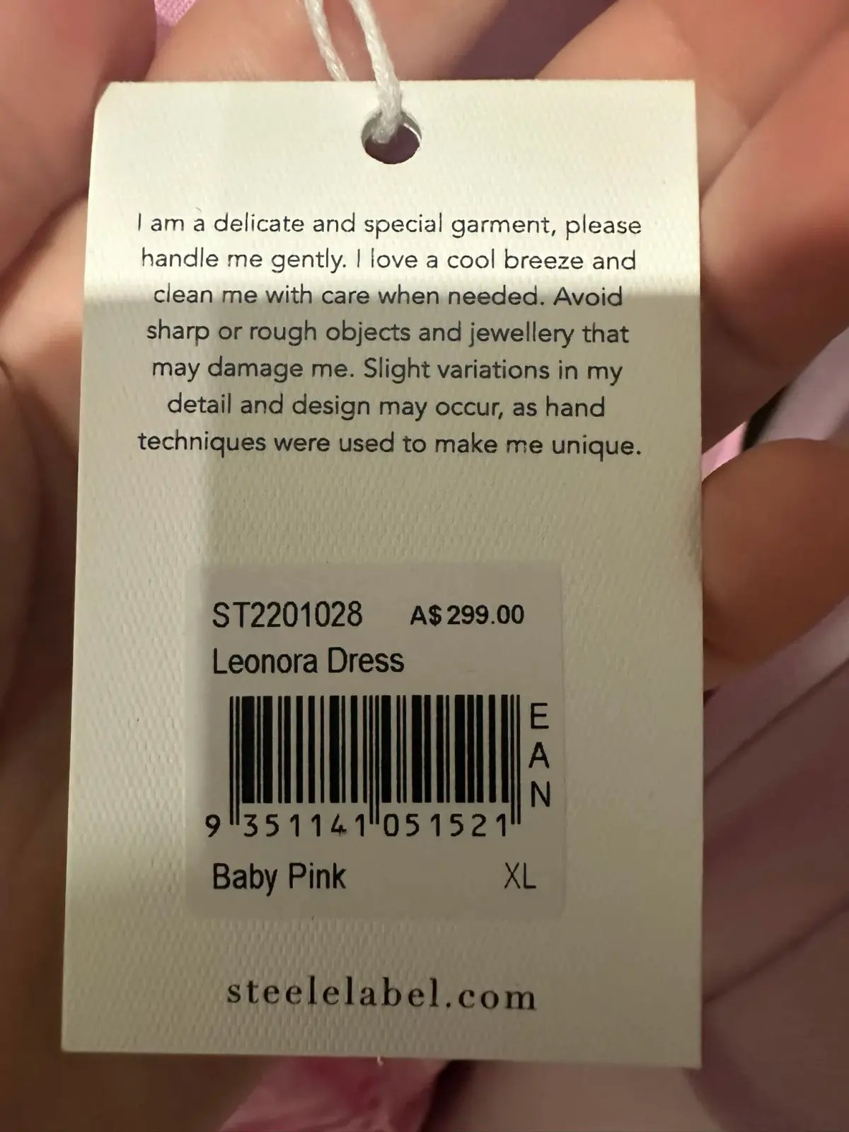Steele the lable - Leonora Maxi - Baby Pink photo 4