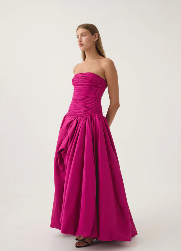 Aje Violette Bubble Hem Maxi Dress Size 6 photo 2