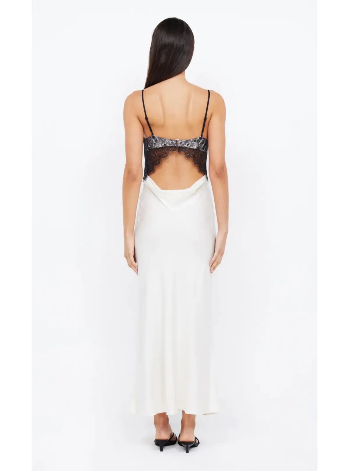 Bec & Bridge Emery Lace Maxi Dress Ivory/Black Size AU 6 photo 3