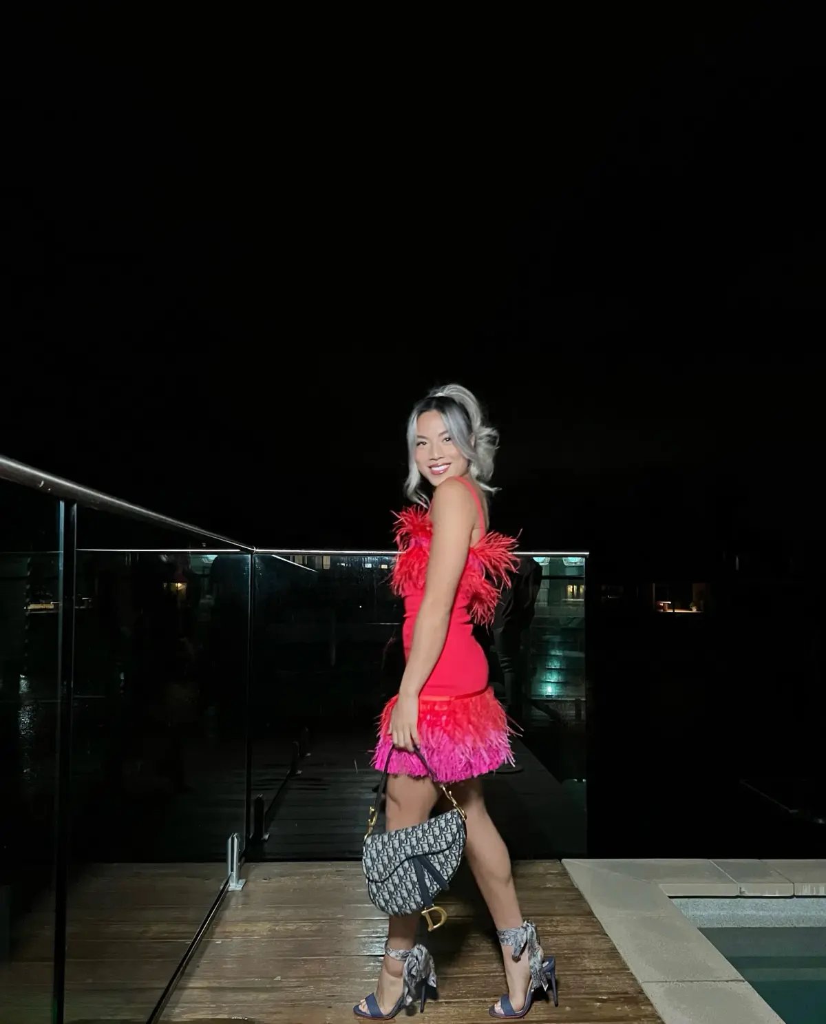 Staud Etta Dress Blood Orange Size XS/ Au 6 photo 2