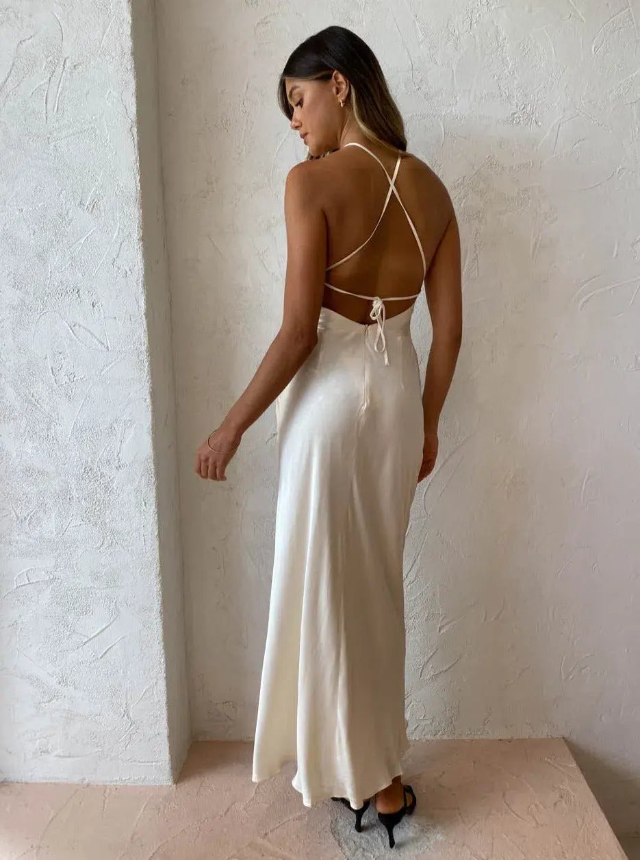 Shona Joy La Lune Bias In Cream Size 6 photo 3