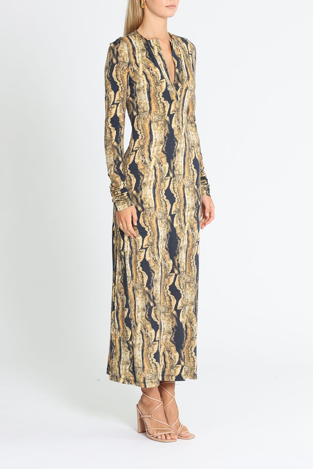 Psychedelic Dress - Black Print photo 2
