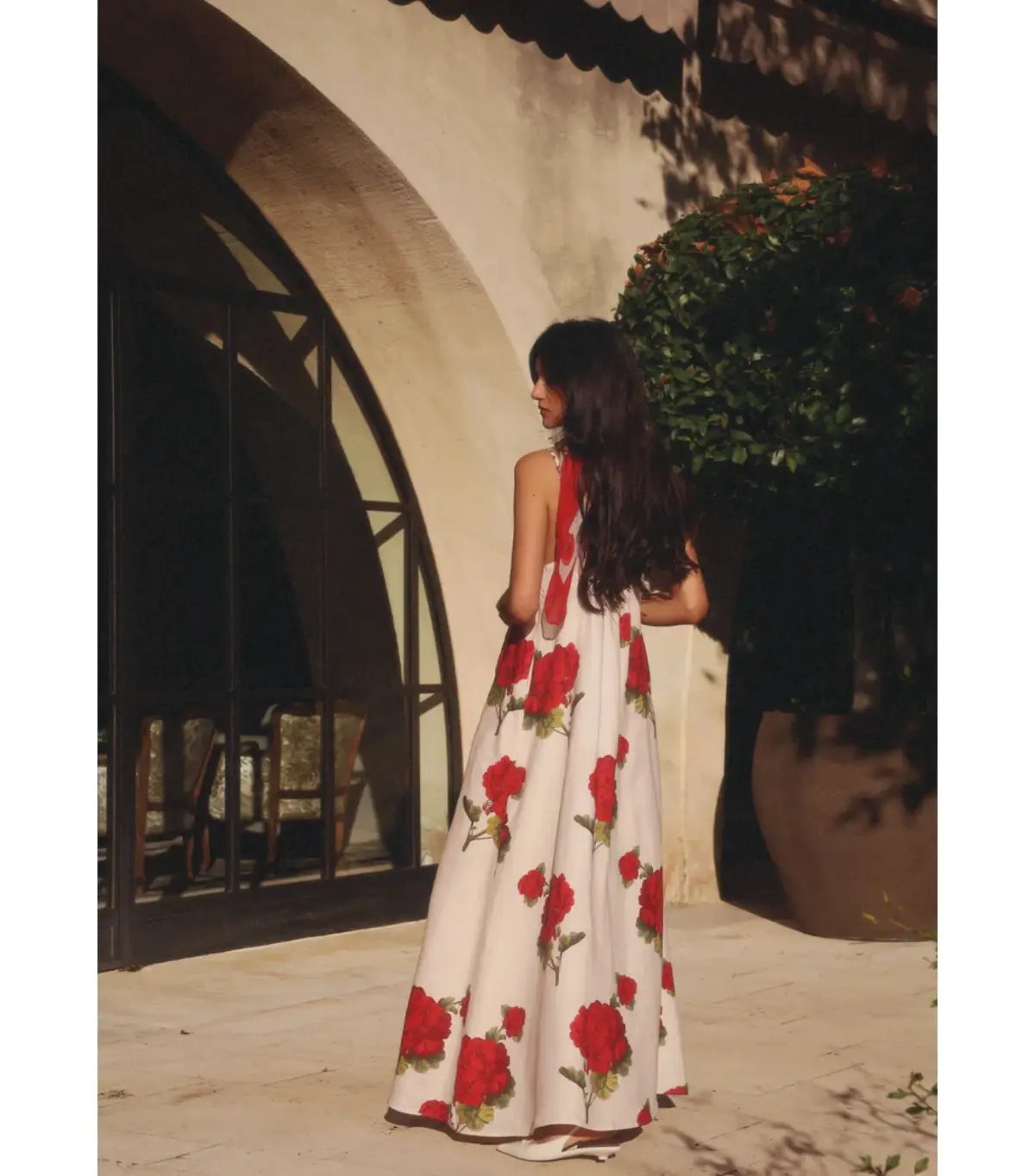 Morton Mac Camilla Dress in Crimson Ivy Size AU 10 photo 5