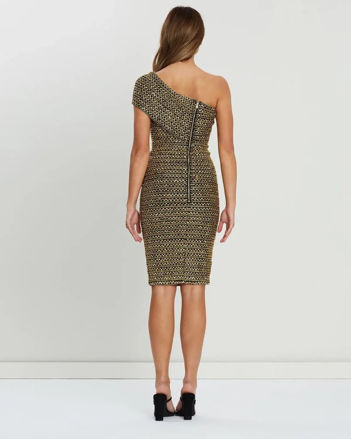 Eliya The Label Isobelle Dress Gold Size 6 photo 2