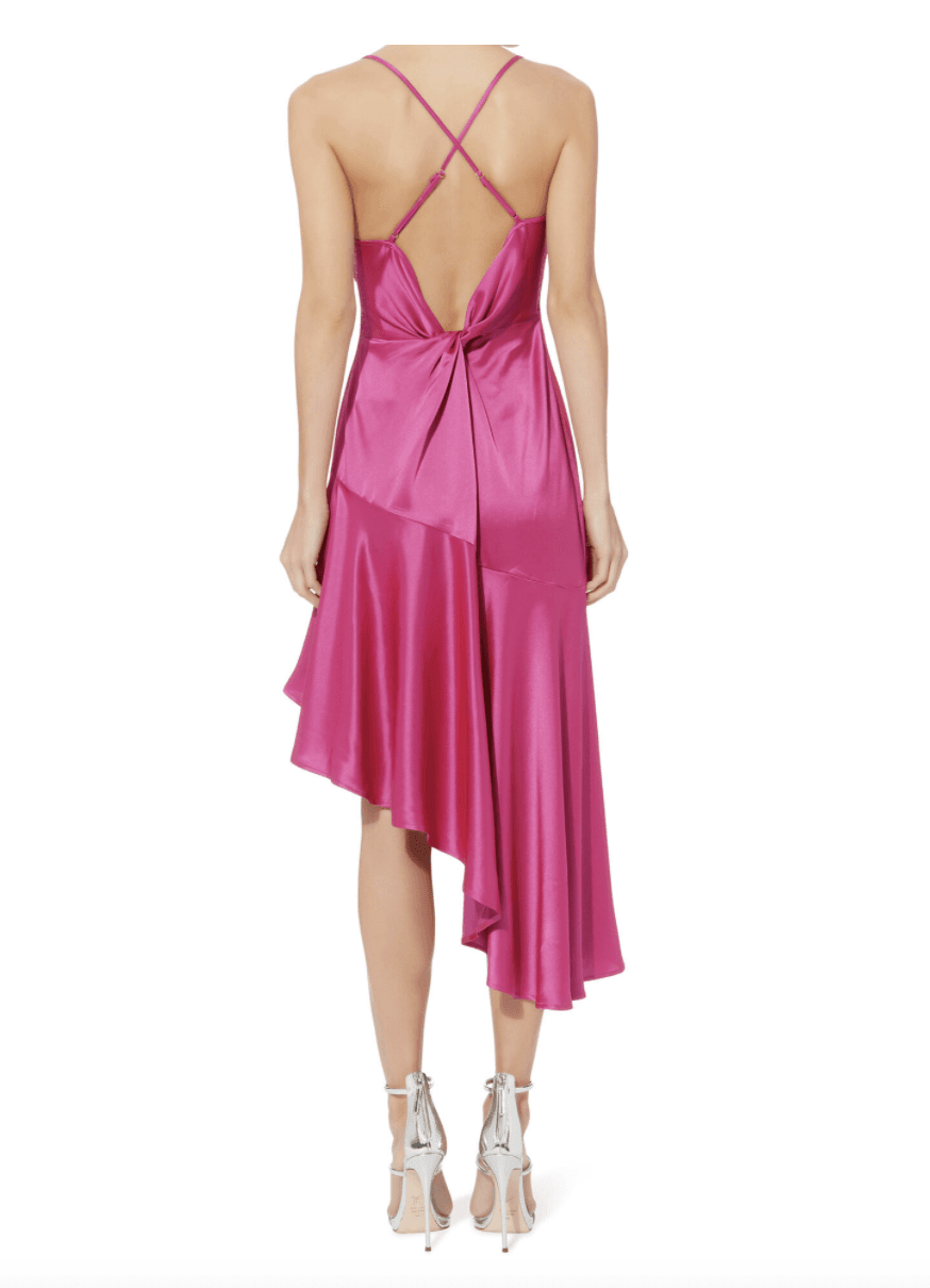 MISHA FUSCHIA MADELYN DRESS - SIZE 12 AU/8 US (RRP $380) photo 3