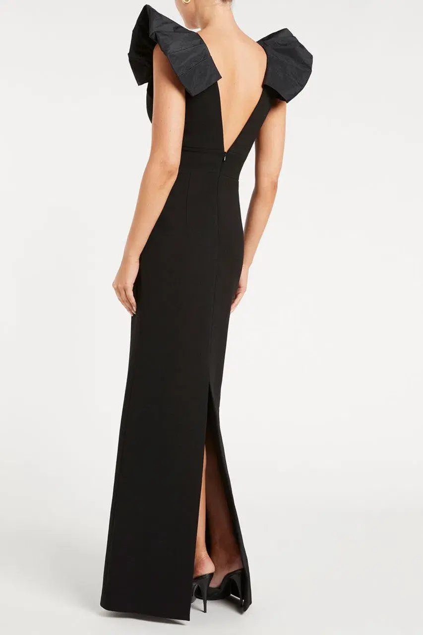 Rebecca Vallance Katie Gown Black Size 4 photo 2