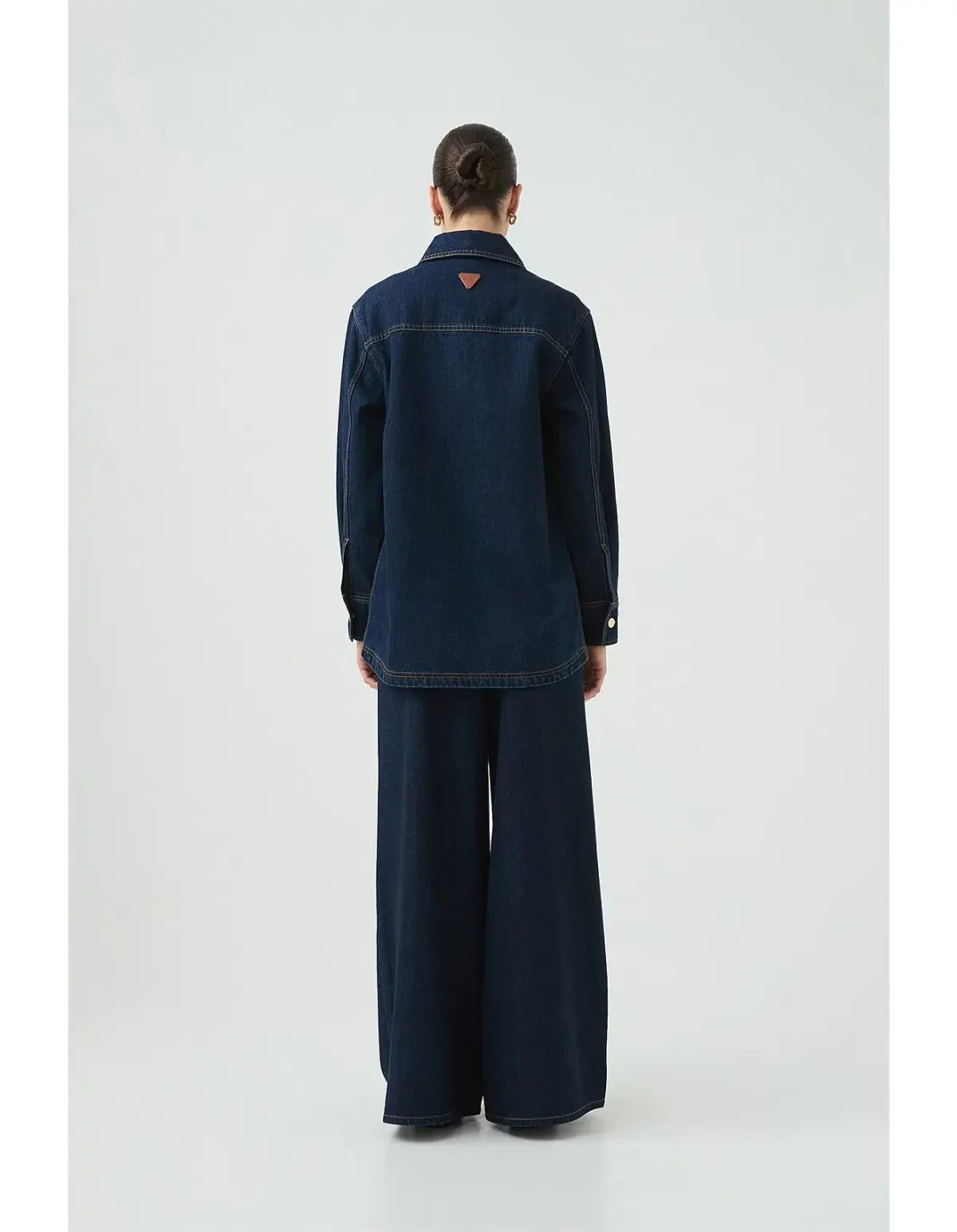 Aje Studio Junee Denim Shirt Size AU 12 photo 3