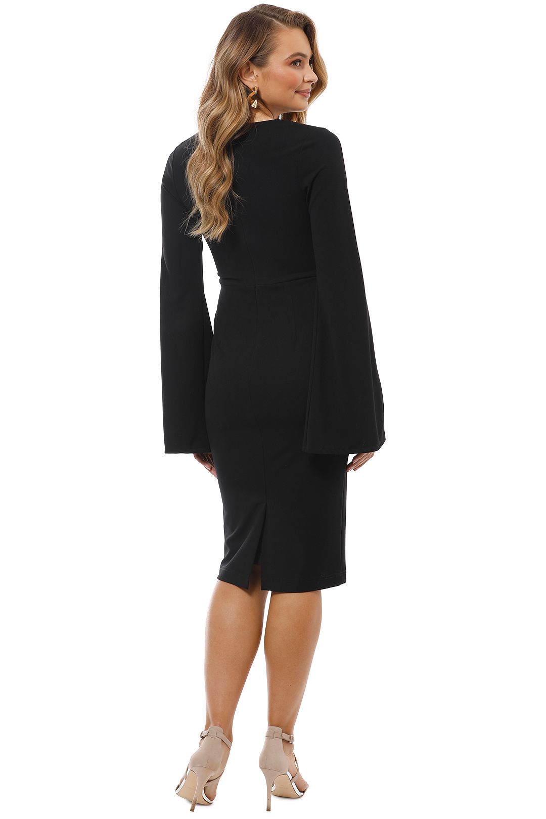 Amaryllis Midi Dress - Black photo 3