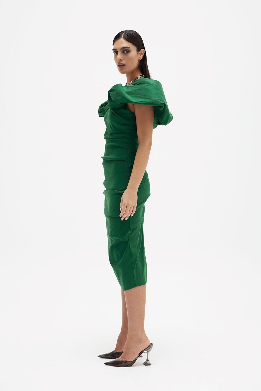 Rachel Gilbert Frey Dress Green photo 4