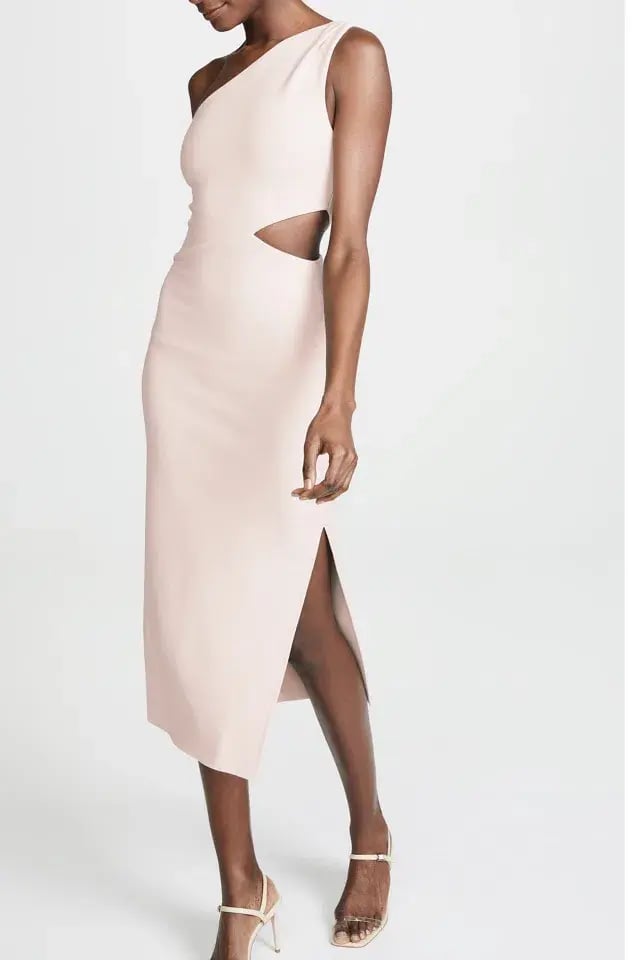 Bec and Bridge Alessandra Assym Dress in Nude Size 8 photo 4