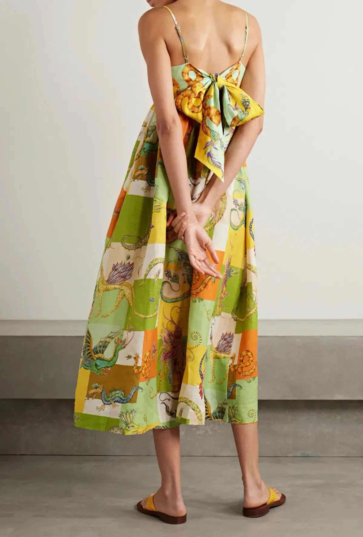 Alemais Jerome Midi Dress Multi Size 8 photo 2