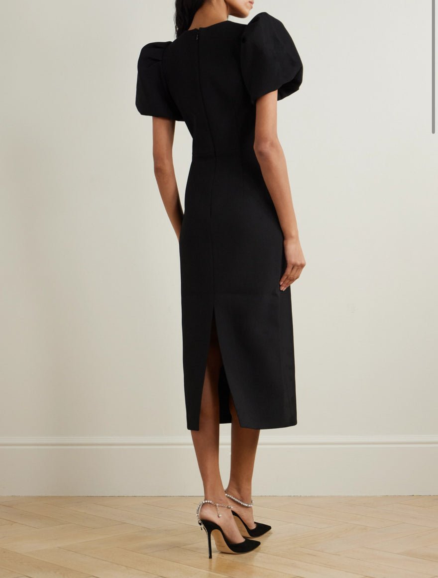 Rebecca Vallance Eliana Puff Sleeve Midi Dress photo 4
