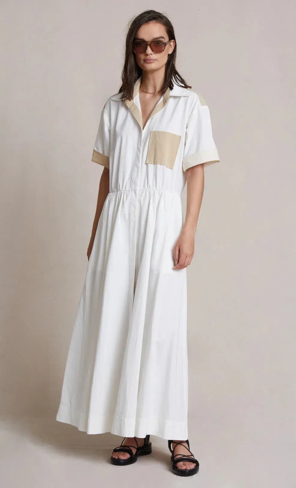 Bec & Bridge Sedona Shirt Dress White Size 10 photo 6