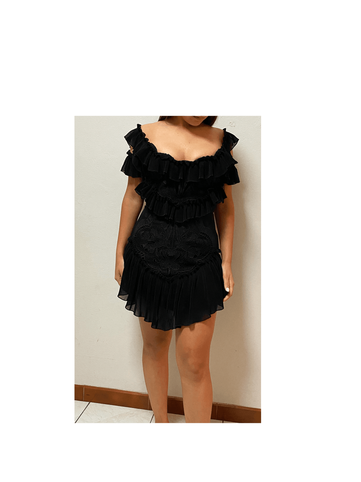 Alice McCall Love Birds Dress Black Size 8 photo 4