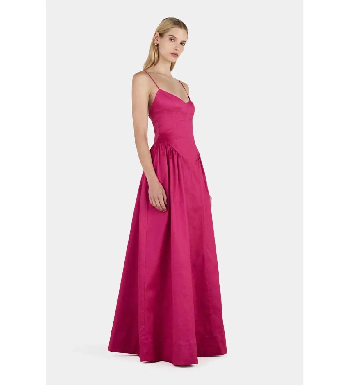 Hansen and Gretel Bellini Taffeta Gown Magenta Size AU 8 photo 2