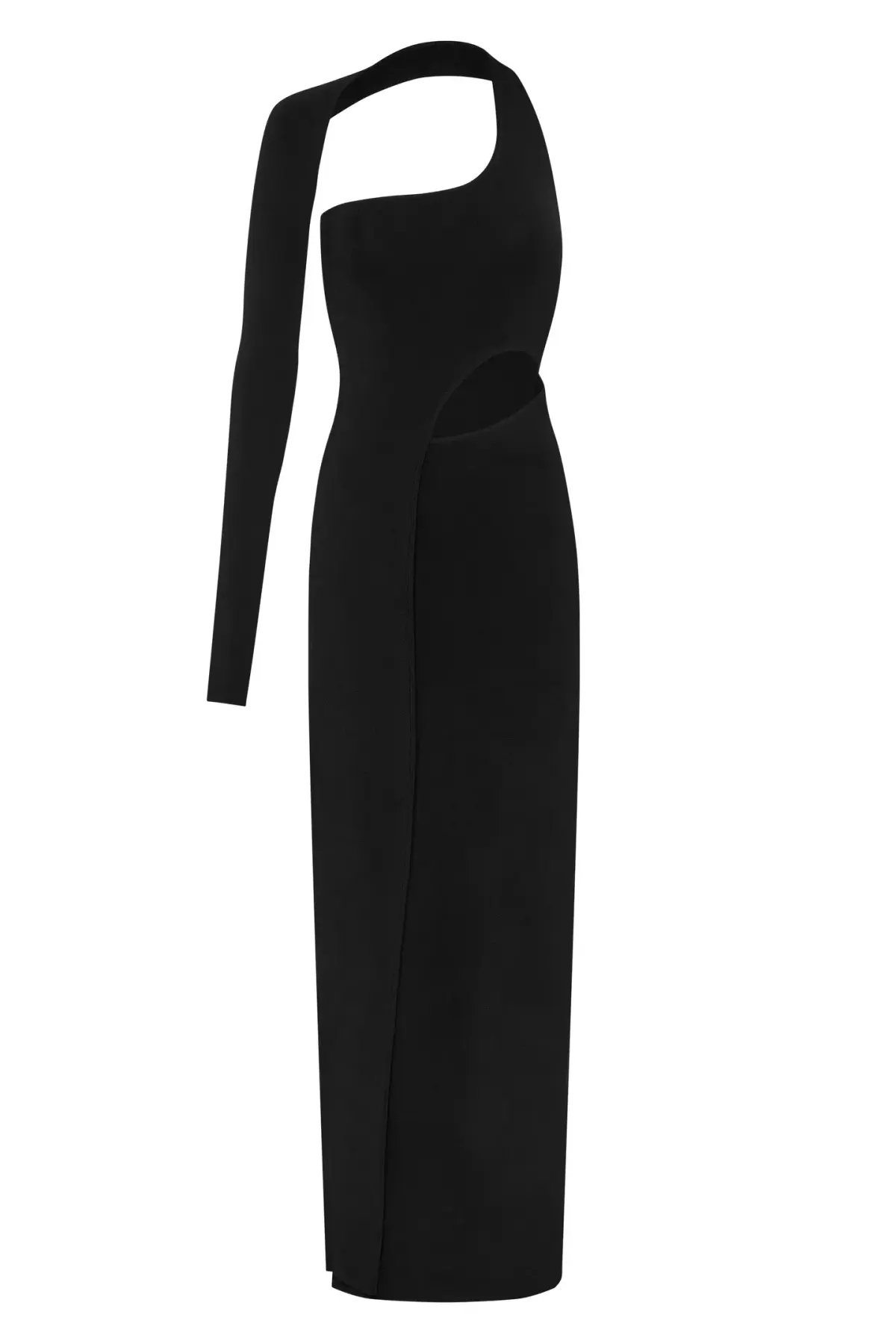 Sir the Label Manifesto Sleeve Midi Dress Black Size 10 photo 5