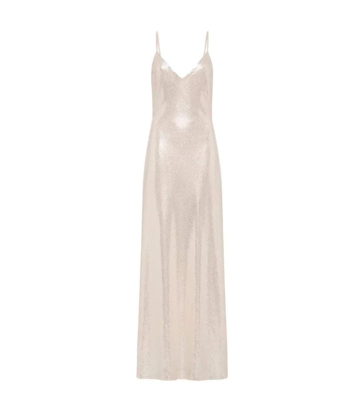 Manning Cartell High Voltage Slip Dress Nude Silver Size AU 8 photo 4
