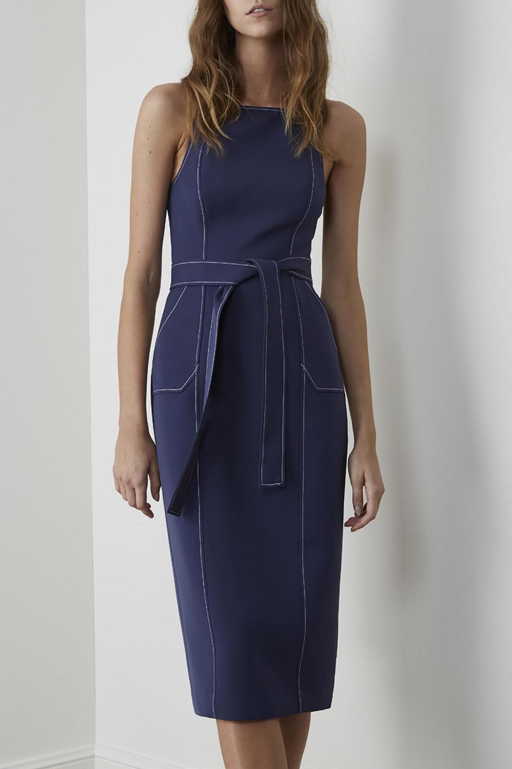 C/MEO Collective Talk That Dress Navy Size 6 photo 2