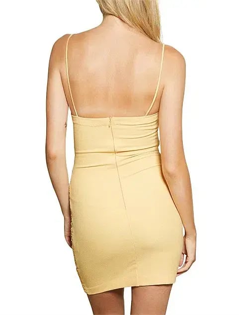 Bec & Bridge Sadie Mini Dress Sherbert Yellow Size 10 photo 3