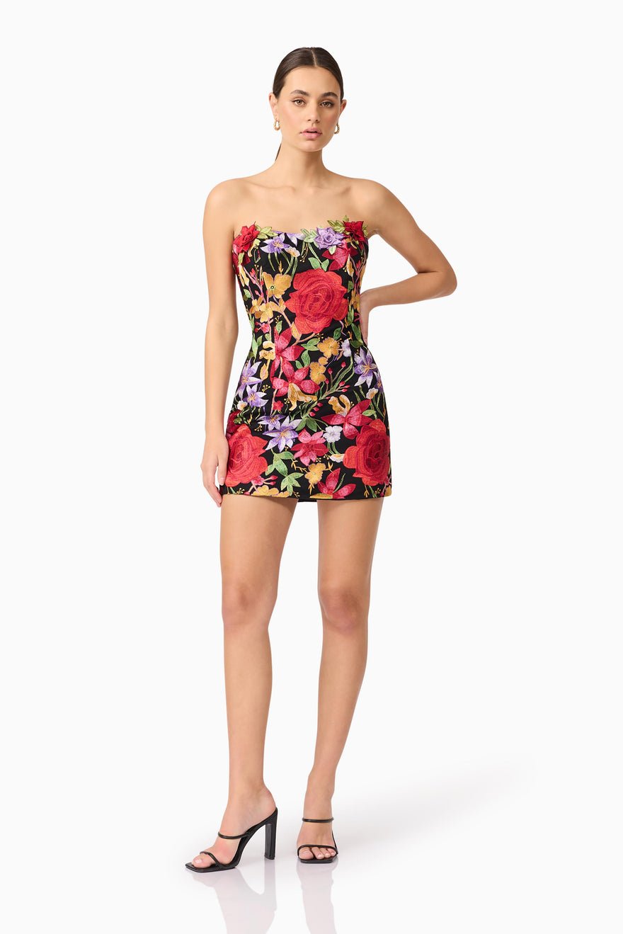 Elliatt Talia Contrast Maxi Dress - Floral Multi photo 4
