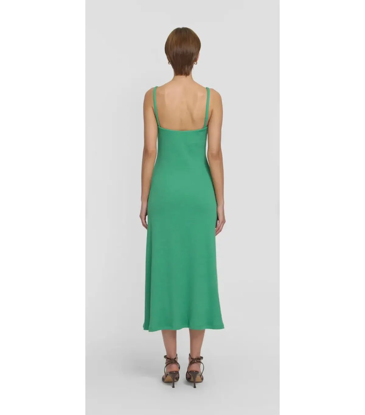 Viktoria & Woods Speakeasy Midi Dress in Galactic Green Size 2 / AU 10 photo 3
