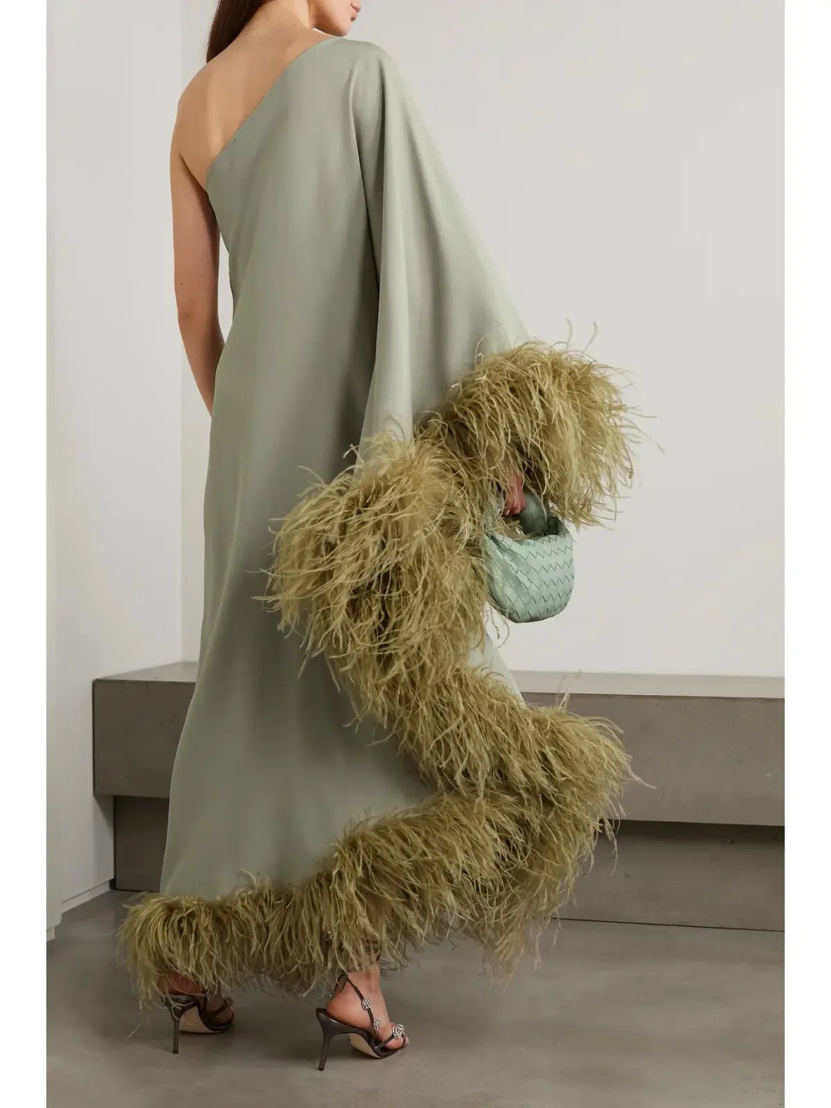Taller Marmo Ubud Dress Sage Green Size 10 photo 2