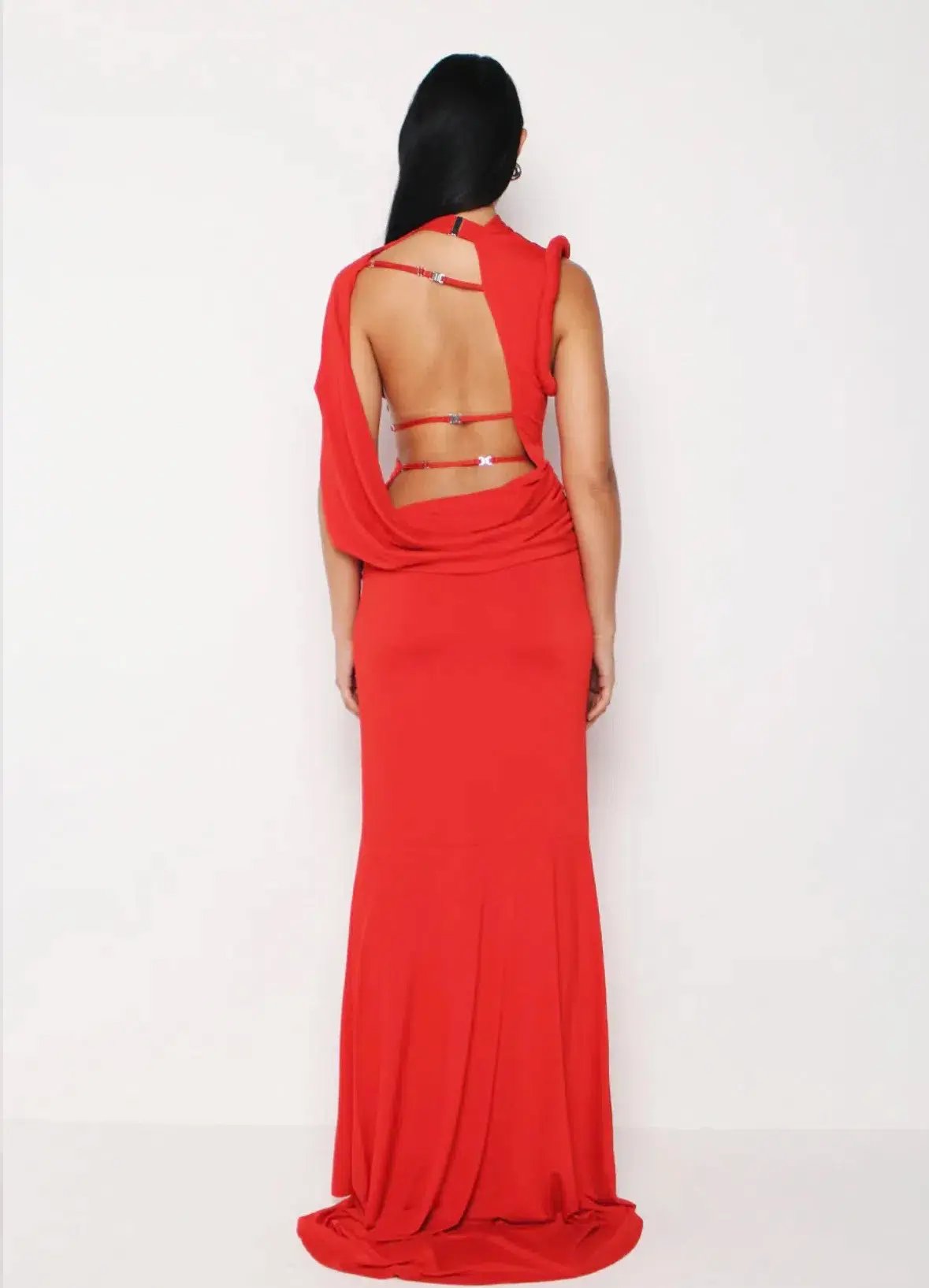 KOURH NEON MAXI DRESS RED XL photo 4