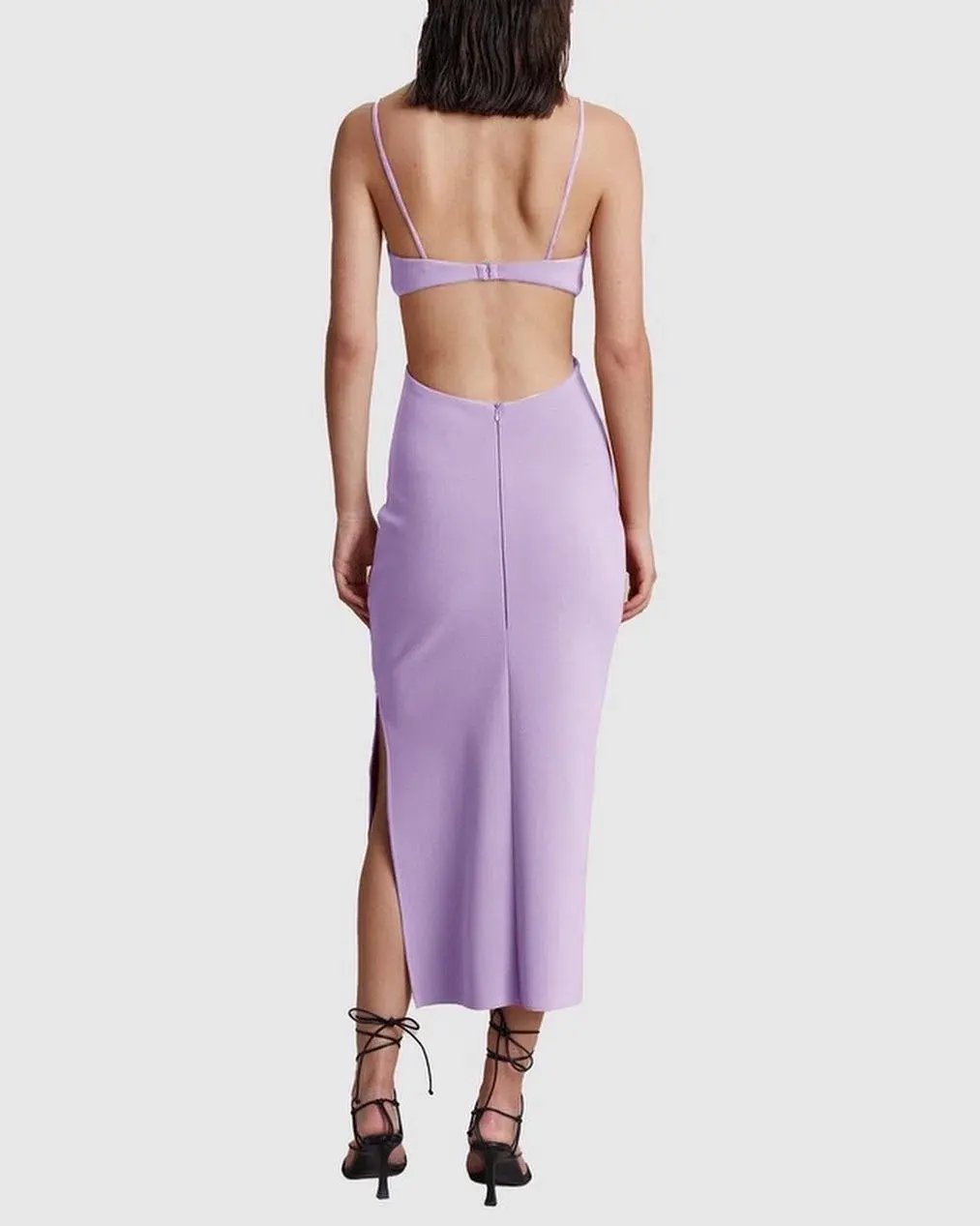 Bec & Bridge Ella Midi Dress Purple Size 10 photo 3