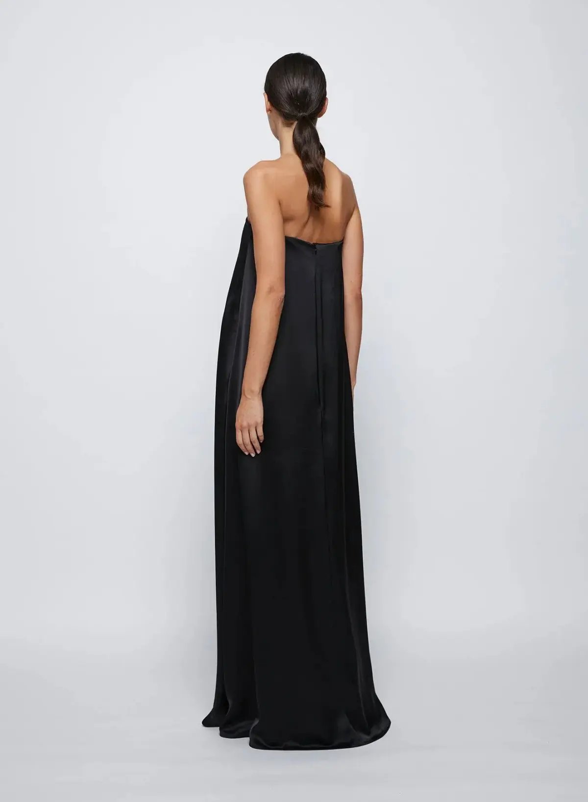 Anna Quan Delfina Maxi Dress Black Ink Size 8 photo 5